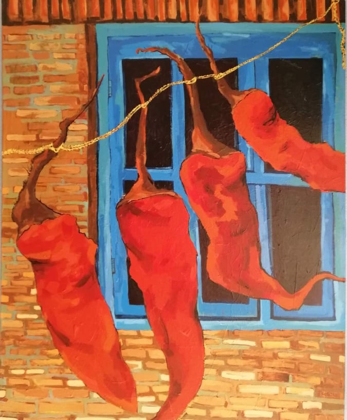 Acrylic painting on canvas