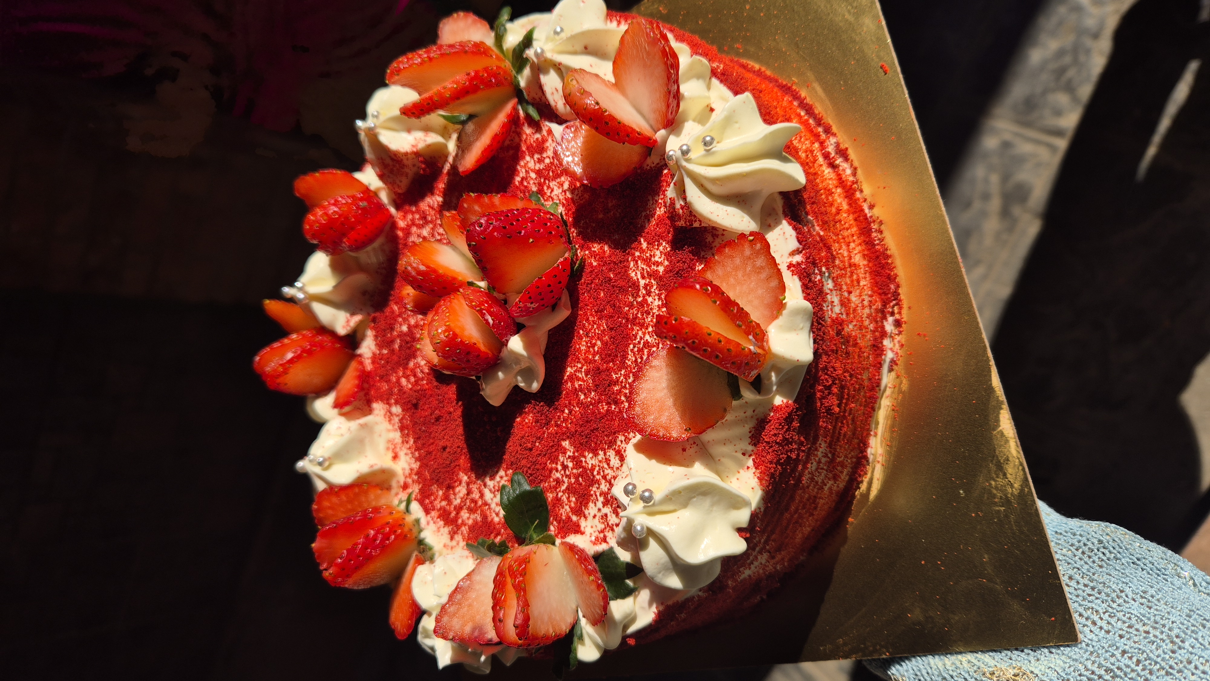 Red velvet cheese cake