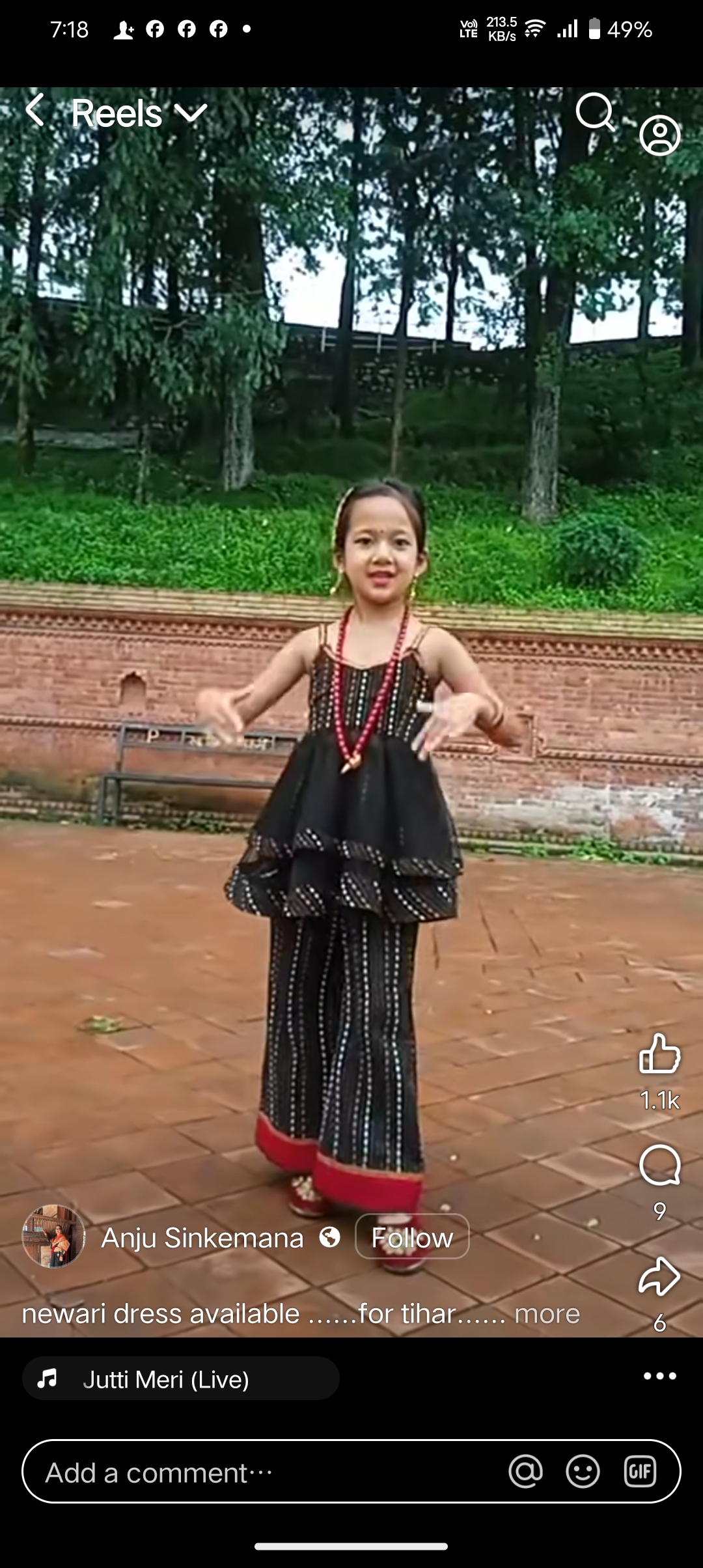 Newari baby dress